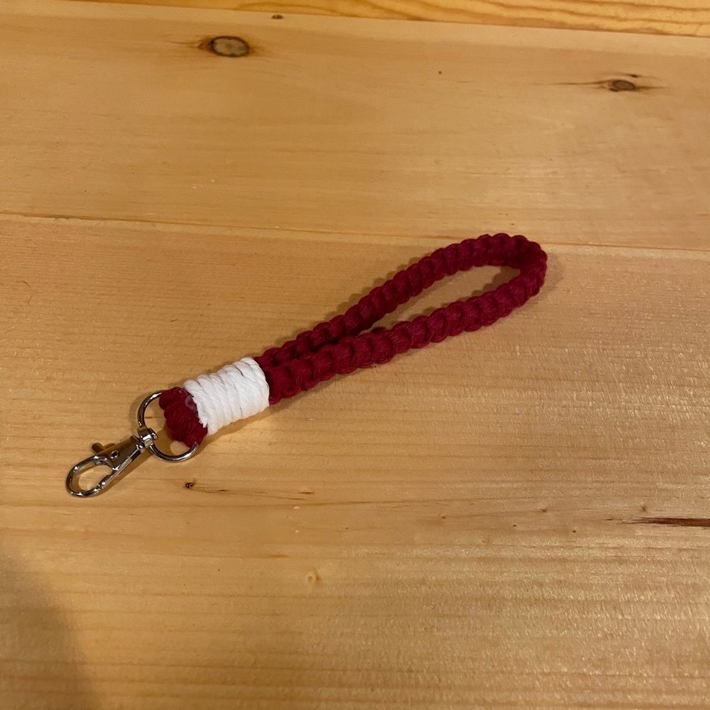 Handmade Wristlet Keychain